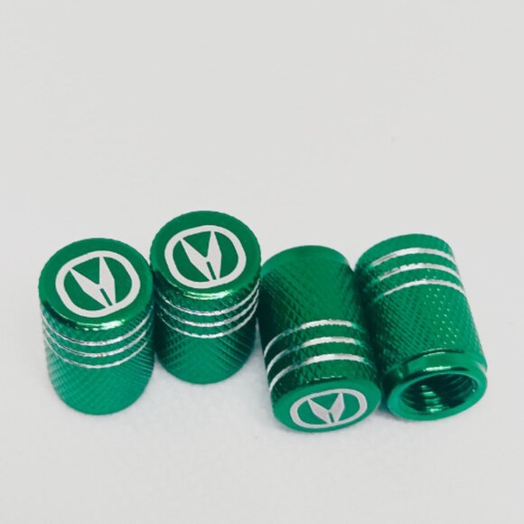 ACURA TIRE CAPS UNIVERSAL AIR VALVE STEM CAPS 4 INCLUDED PER PACK - Picture 8 of 8